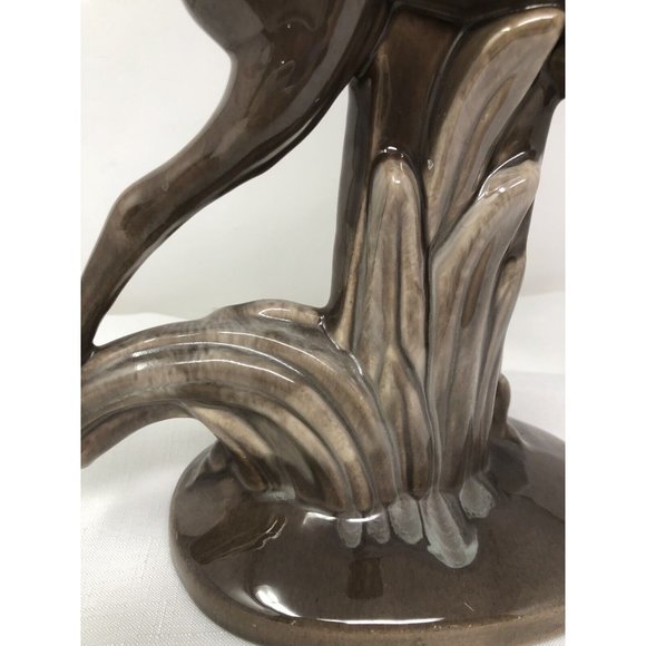 Royal Haeger Gazelle Vase Art Pottery Mid Century Decor Drip Glaze 14.25" - Picture 6 of 13